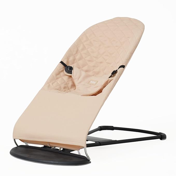 Fabric seat for Bouncer Belltop Compatible with BabyBjörn Bouncer: Soft & Bliss. Cover for Baby Bouncer (seat): Hypoallergenic & Breathable. Seat for Baby Swing: Ergonomic (Beige)