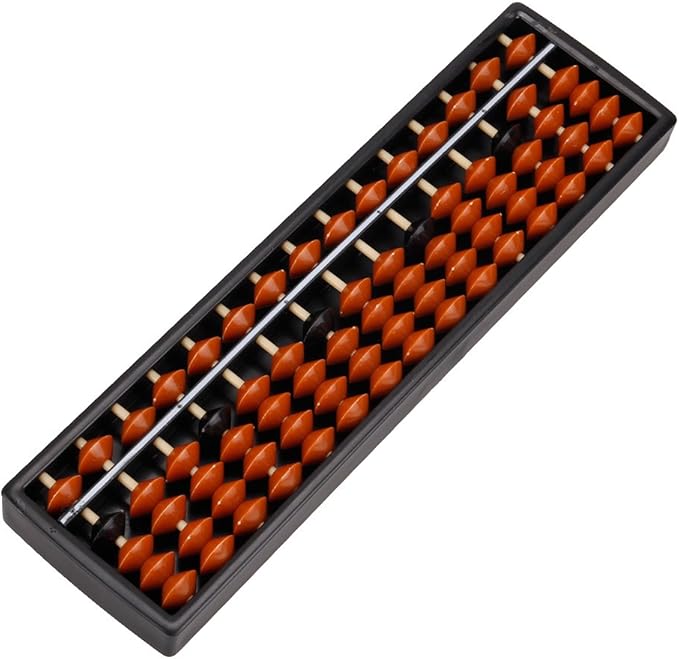 15 Digits Column Abacus Soroban Arithmetic Math School Learning Aid Tool