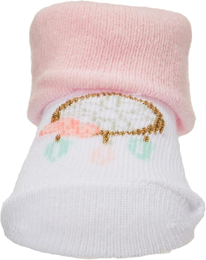 Hudson Baby Girl's Headband and Socks Giftset