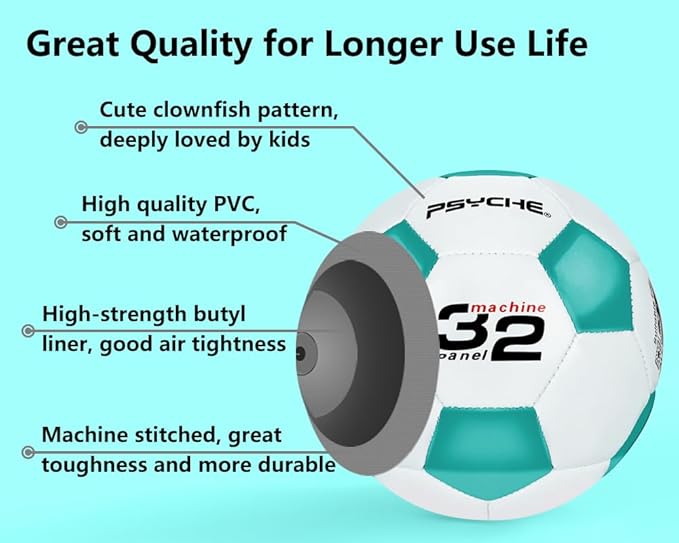 Wisdom Leaves Mini Soccer Ball for Kids/Toddlers,Small Soccer Balls Size 1.5,Baby Toy Ball for Indoor and Outdoor Play Games,Soft and Lightweight（160g）