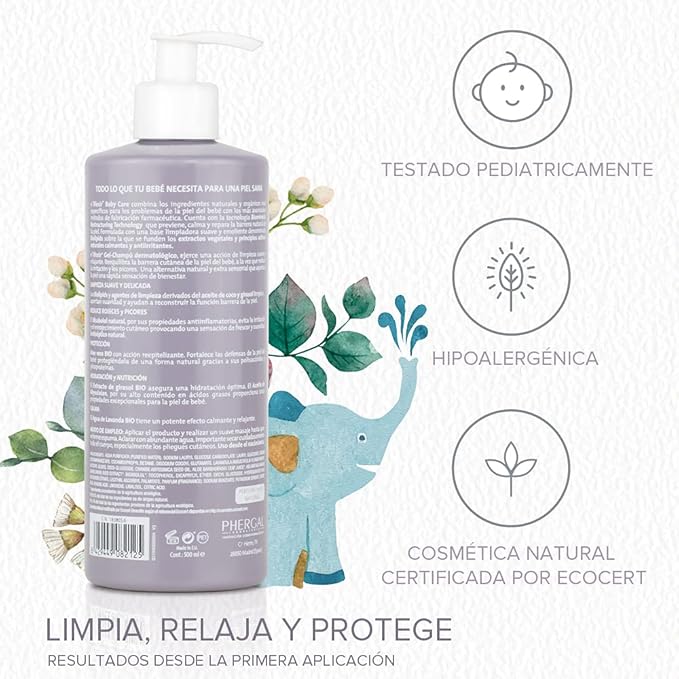 E'LIFEXIR Elifexir Baby Care Gel – Champu 500 ml ECOCERT Baby