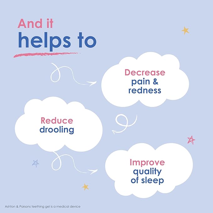 Ashton & Parsons Teething Gel for 3 Months+ Infants to Help Relieve Common Teething Symptoms 10ml