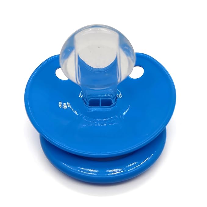 Big Shield Adult Pacifiers for Sleep: Pacifier for Adult with Paci Clips