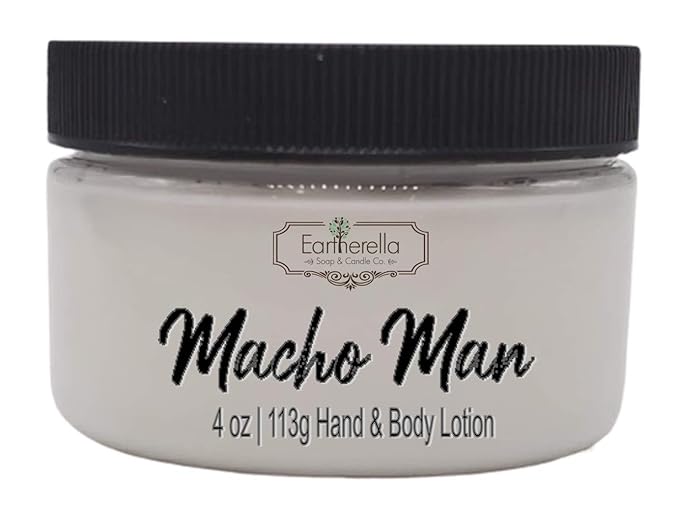 MACHO MAN Hand & Body Lotion Jar, 4 oz.