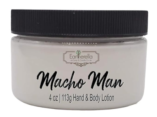 MACHO MAN Hand & Body Lotion Jar, 4 oz.