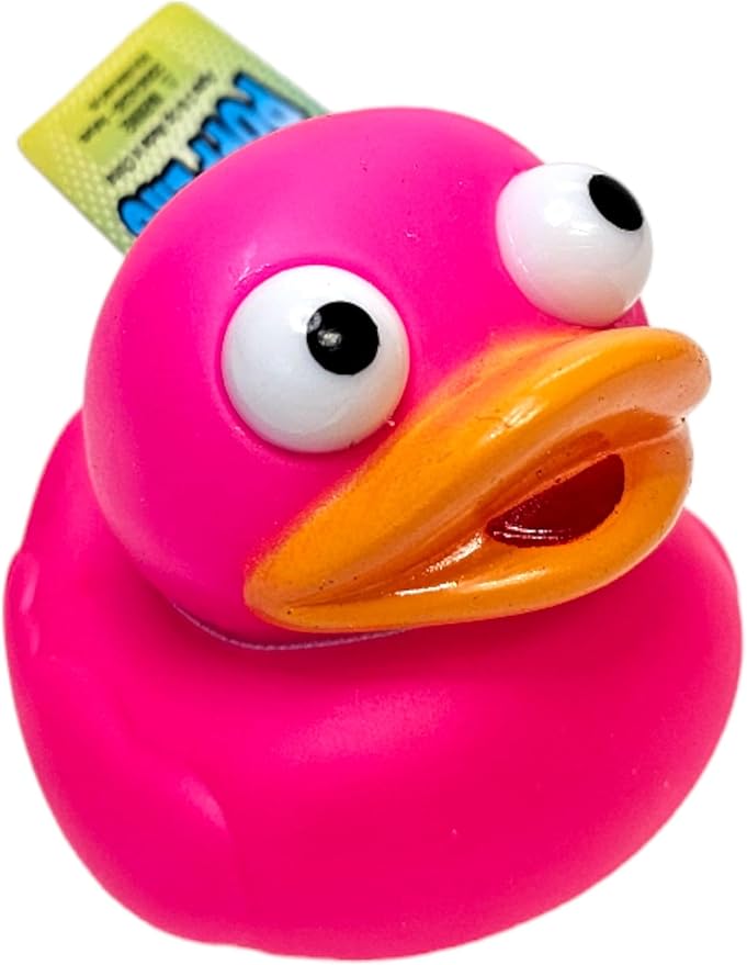 2" Ducky Eye Poppers (50 Pack) Fun Carnival Prize and Party Favor. Bath Tub Toys and Jeep Duck Ducking (50 Pack)