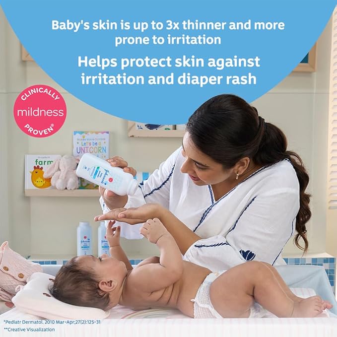 Johnson's & Johnson's Baby Powder 400g (Pack of 2)