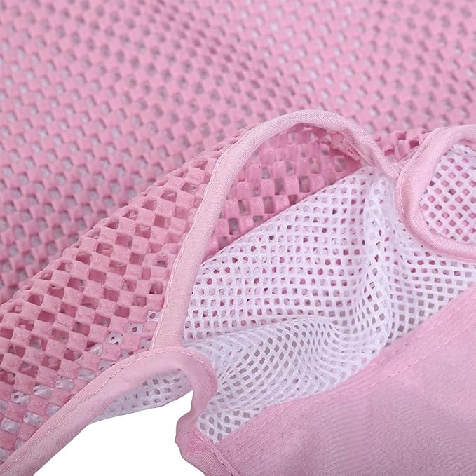 Newborn Infant Bath Bathtub Seat Support Adjustable Mat Pad Baby Toddle ShowerCotton (Color :)