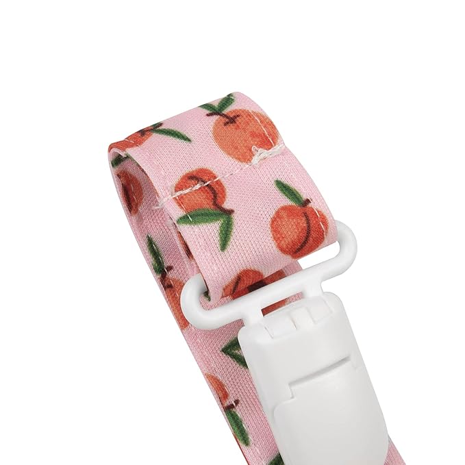 babygoal Fruit Pacifier Clips, 6 Pack Binky Paci Holder Clips Leashes Fits for Most Pacifiers and Binkies