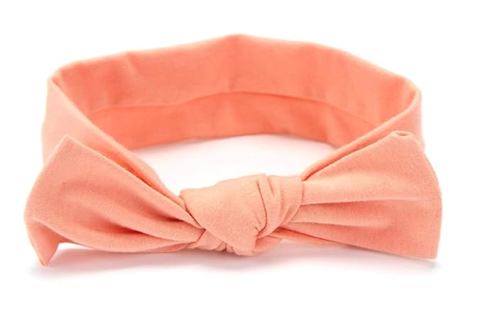 Toptim Baby Headbands Cotton Knotted, Girl's Rabbit Ear Hairbands for Newborn,Toddler 8-Pack (Multicoloured, one size)