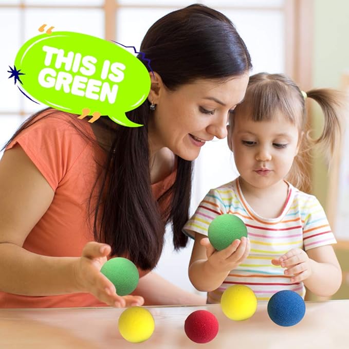 ArtCreativity Soft Foam Balls – Pack of 12 Lightweight Mini Balls for Indoor Play – Safe Toddler Toys in Bright Colors – Party Favors, Goodie Bag Fillers, Prizes for Boys and Girls Ages 3+