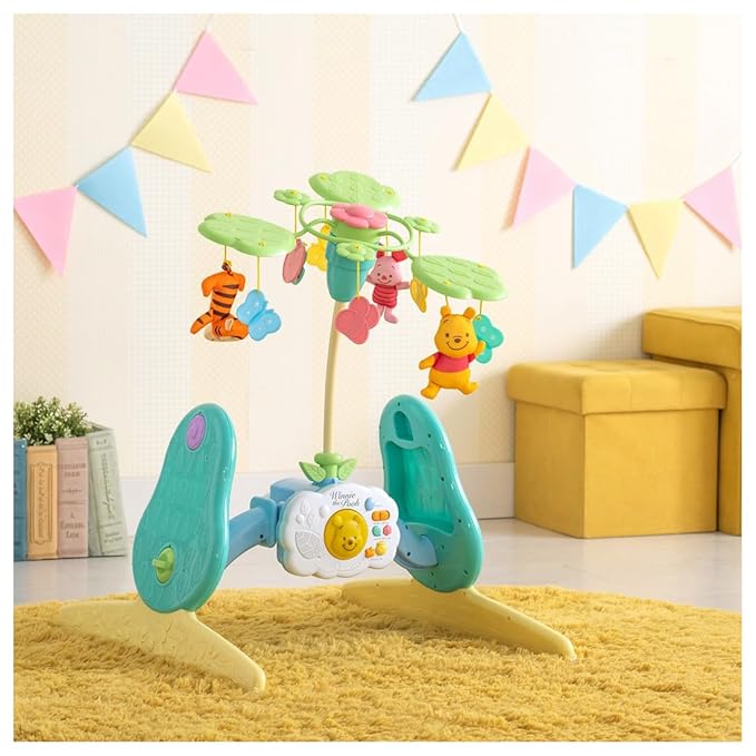 Takara Tomy Disney, 6-Way Gym with Super Merry Plus, Winnie The Pooh