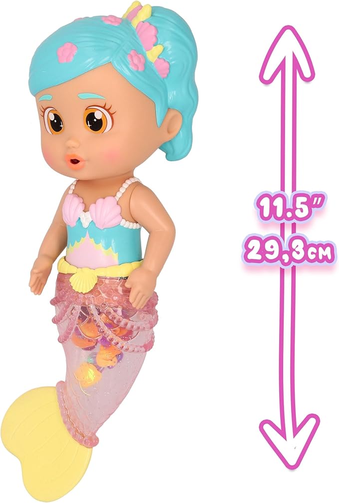 Bloopies Mermaids Shimmer Tail Alice - Water Toy with Shimmer Mermaid Tail, for Girls and Kids 18M and up
