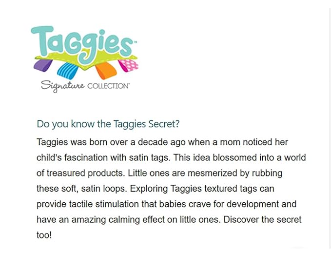 Taggies Crinkle Me Baby Toy, Brother Puppy , 6.5x6.5 Inch (Pack of 1)