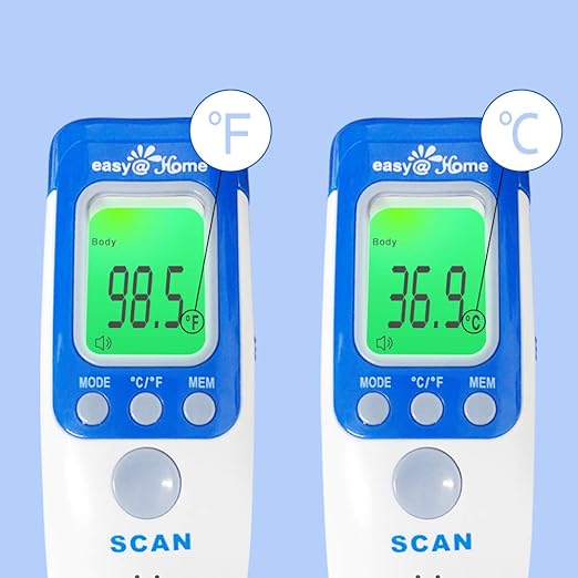 Easy@Home 3 in 1 Non-Contact Infrared Forehead Thermometer for Baby Adult and Child, NCT-301 (Pack of 3)