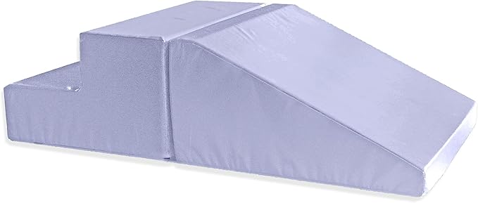 Foamnasium Up and Down Set, Indoor Foam Playset, 2 Piece Soft Toddler and Active Kids Play Foam Climber for Balancing, Crawling, Climbing, Sliding and Jumping, Made in The US, Enhanced Lavender