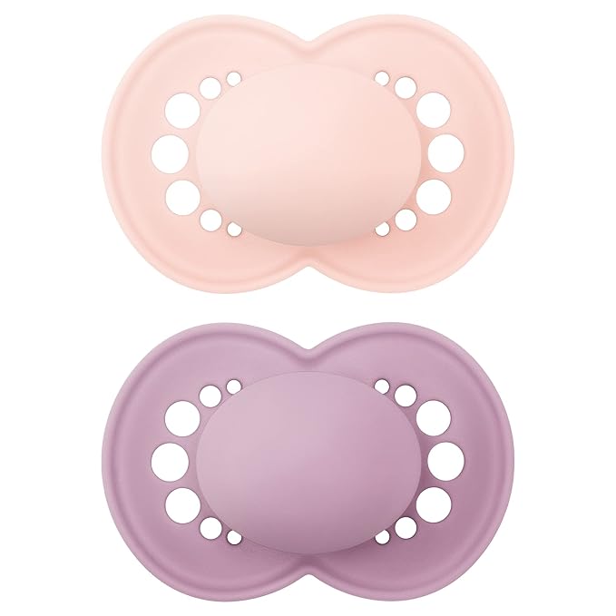 MAM Original Matte Baby Pacifier, Nipple Shape Helps Promote Healthy Oral Development & Original Baby Pacifier, Nipple Shape Helps Promote Healthy Oral Development, Sterilizer Case