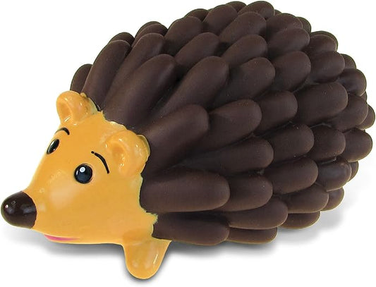 DolliBu Hedgehog Bath Buddy Squirter - Floating Brown Hedgehog Rubber Bath Toy, Fun Water Squirting Bathtime Play for Toddlers ,Cute & Soft Wild Life Animal Toy for The Bathtub, Beach & Pool for Kids