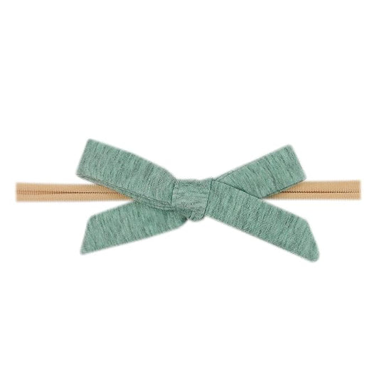 Copper Pearl Ribbon Baby Bow Emerson