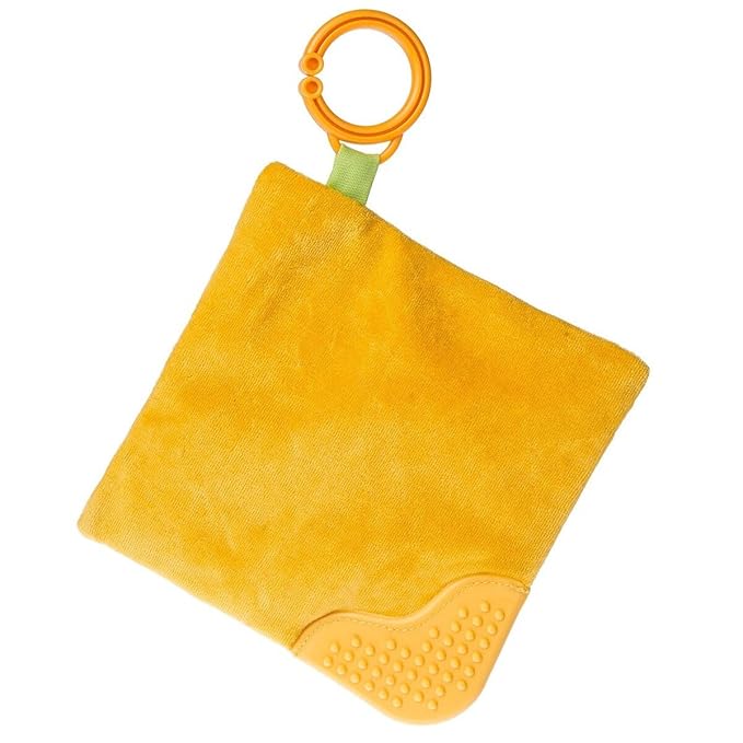 Mary Meyer Sweet Soothie Crinkle Teether Toy with Baby Paper and Squeaker, 6 x 6-Inches, Taco Bout Cute