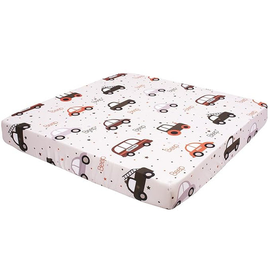Cloele Square Playard/Playpen Fitted Sheets,Square Pack and Play Crib Sheets,Ultra Soft Polyester Car Fitted Playpen Sheet for Baby,Perfect for 36 X 36 Portable Playard Mattresses