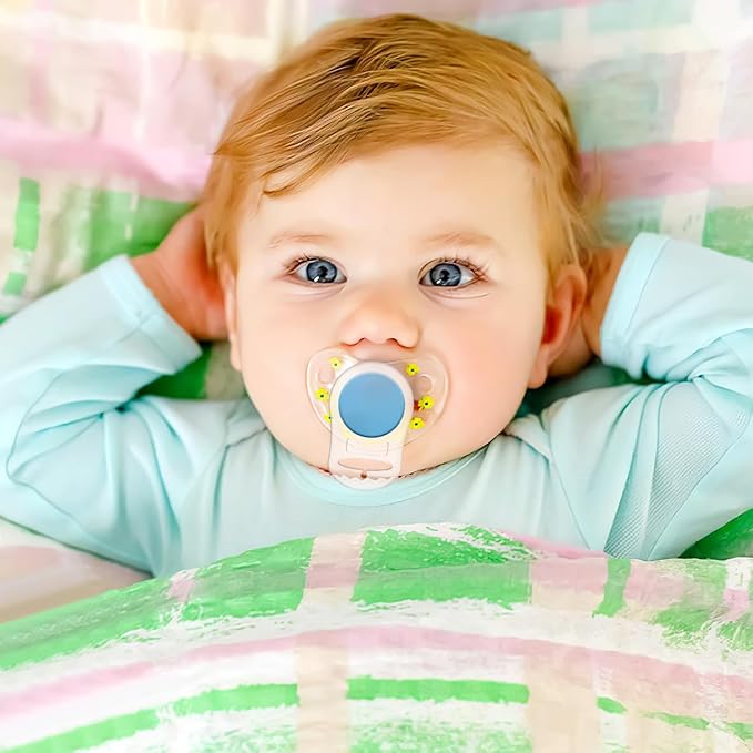 10 Pieces Silicone Adapter Rings Baby Holder and Clip MAM-Compatible (Soft &Transparent)