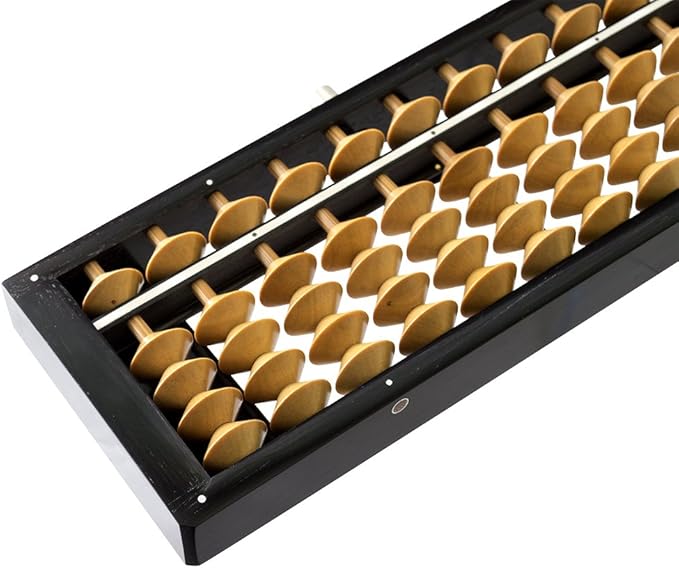 サクラクレパス Unshudo Soromatic Abacus 23 Digit USM-203 Boxwood (Top) Laminated Wood Frame Triangle (Reinforced Grommets) Abacus