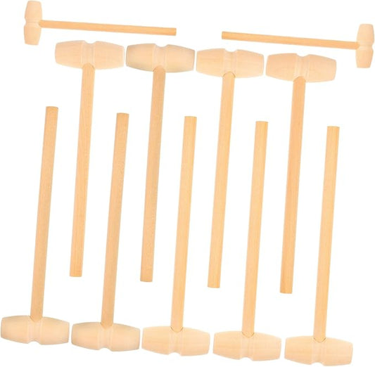 DECHOUS 12pcs Mallet Toy Hammers for Boys and Girls Gavel Toy Develop Dexterity Arm Movement Safe for Toddlers