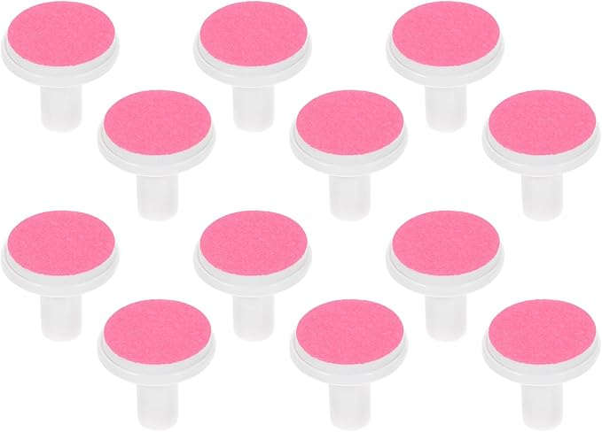 Homoyoyo 12 Pack Baby Nail File Pads Standard Trimmer Heads for Electric Nail Buffer for Infants