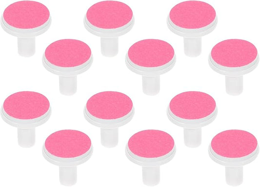 Homoyoyo 12 Pack Baby Nail File Pads Standard Trimmer Heads for Electric Nail Buffer for Infants