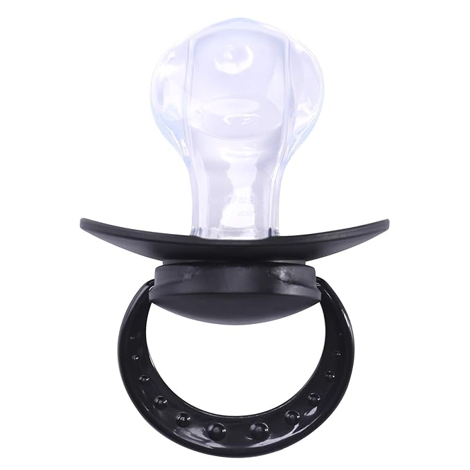 Littleforbig Smallshield Adult Sized Pacifier Black