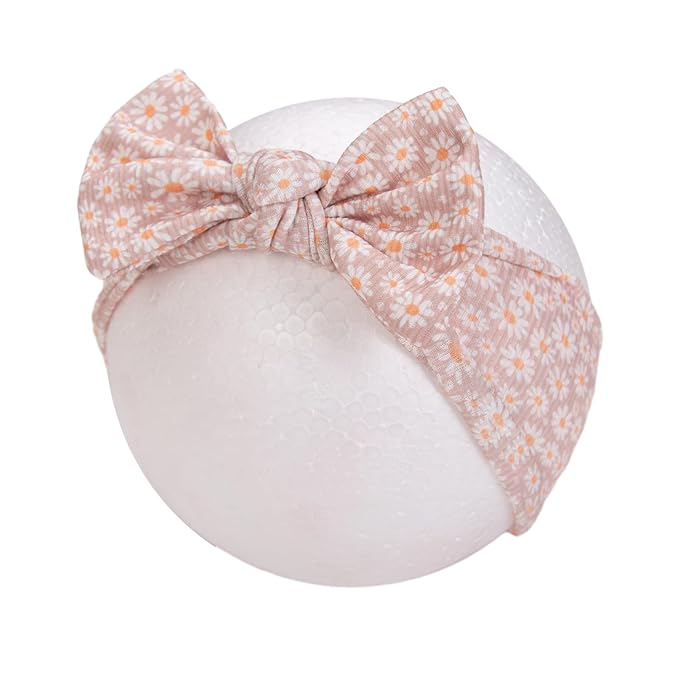 KIDOCHEESE Baby Girl Headbands with Bows Soft Elastics Hairbands Hair Accessories for Newborn Infant Toddler Kids