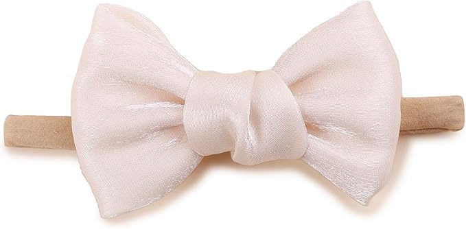 Baby Girls Headband & Socks Set, Cute Socks with Flower Hair Bows Baby Accessories Gifts for Newborn Infant Toddler
