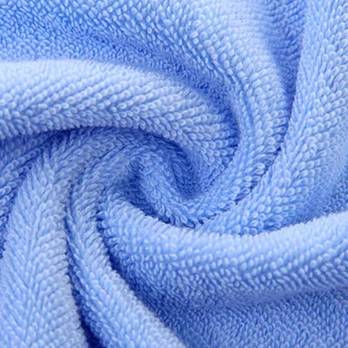 Baby Hooded Toddler Towel with Bear Ear- Soft and Thick 100% Cotton Bath Set for Kids Girls Boys Infant and Toddler, Good Choice (Blue)