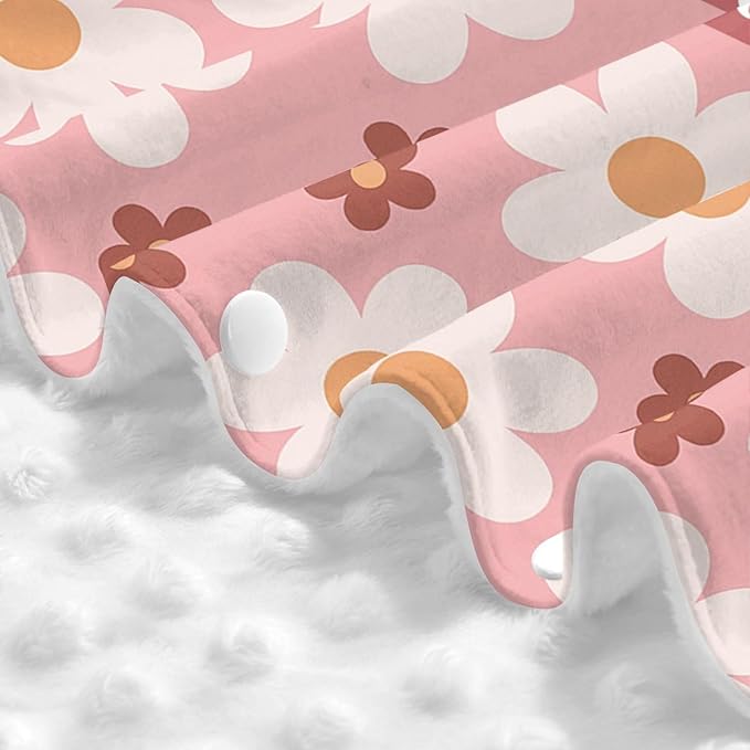 Personalized Pink Floral Baby Car Seat Canopy with Name – Custom Nursing Cover, Stroller Seat Cover, Breastfeeding Privacy Blanket, Soft Breathable Infant Cover for Newborn Girl Gift