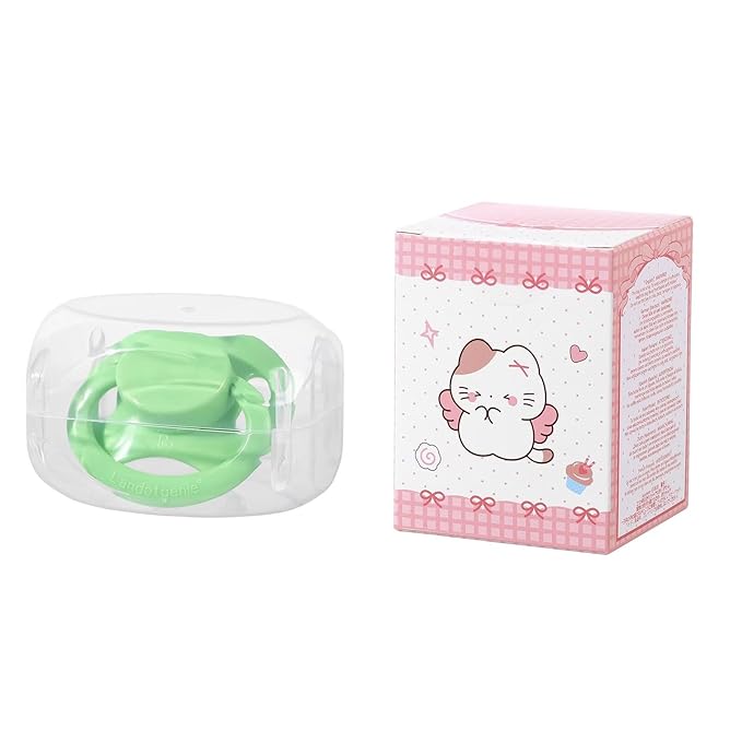 Landofgenie Adult Size Large Shield Pacifiers Bone Shaped Cutie Pacifier Green