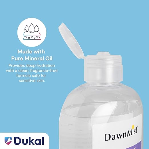 Dukal Dawn Mist Baby Oil with Dispensing Cap, 16 oz. Bottle (Pack of 12)