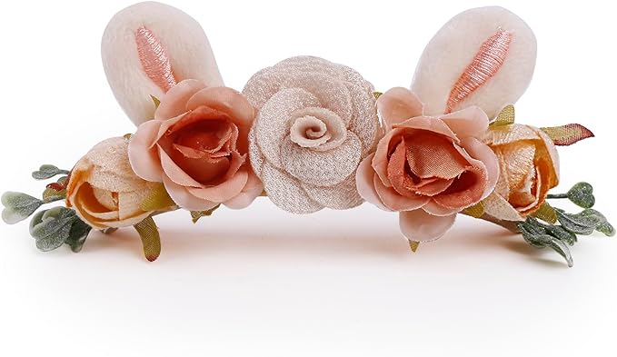 Baby Girls Headband & Socks Set, Cute Socks with Flower Hair Bows Baby Accessories Gifts for Newborn Infant Toddler