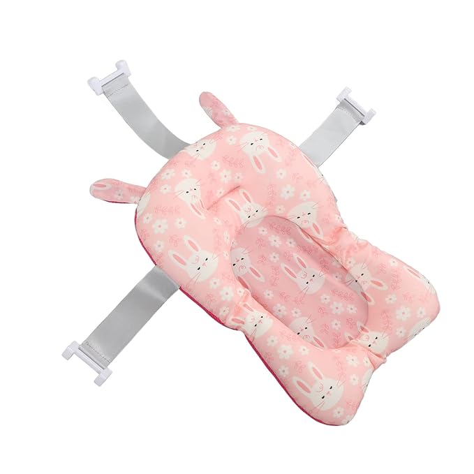 Baby Bath Mat Prevent Slip Soft Quick Dry Lightweight Sitting and Lying Down Infant Bath Cushion for Newborn Infant ()