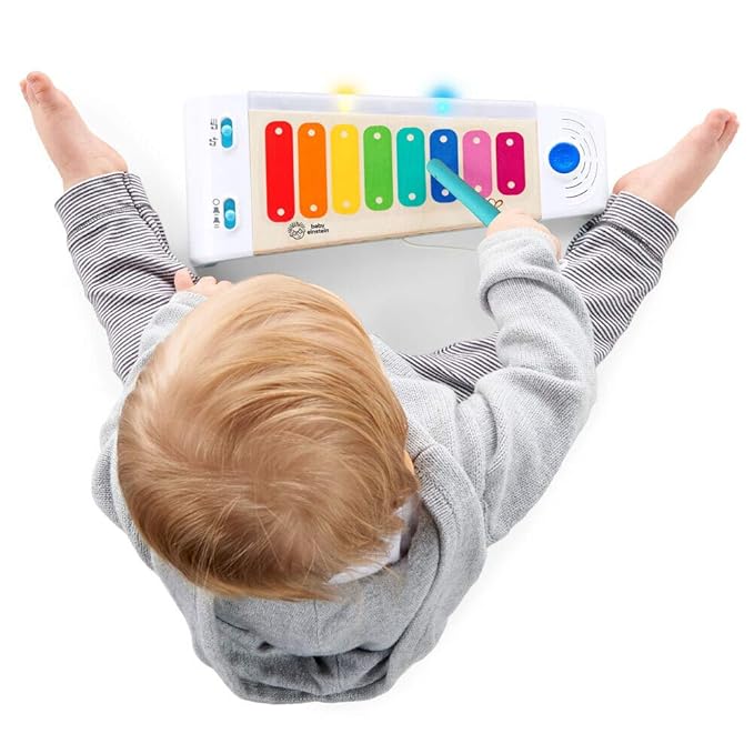 Baby Einstein Magic Touch Xylophone Wooden Musical Toy with Lights, Ages 12 Months +