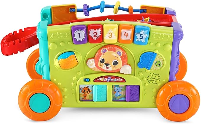VTech Sort and Discover Activity Wagon for Toddlers, Red