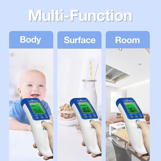 Easy@Home 3 in 1 Non-Contact Infrared Forehead Thermometer for Baby Adult and Child, NCT-301 (Pack of 3)