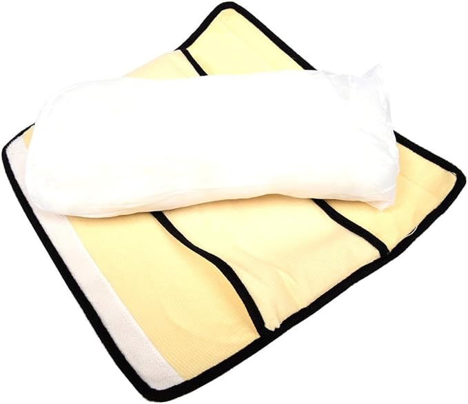 Kids Seatbelt Pillow 2 Packs, Universal Car Seat Belt Pillow Seatbelt Protector Soft Cushion Shoulder Covers Pad Headrest Neck Support Kids for Children and Adult (Beige)