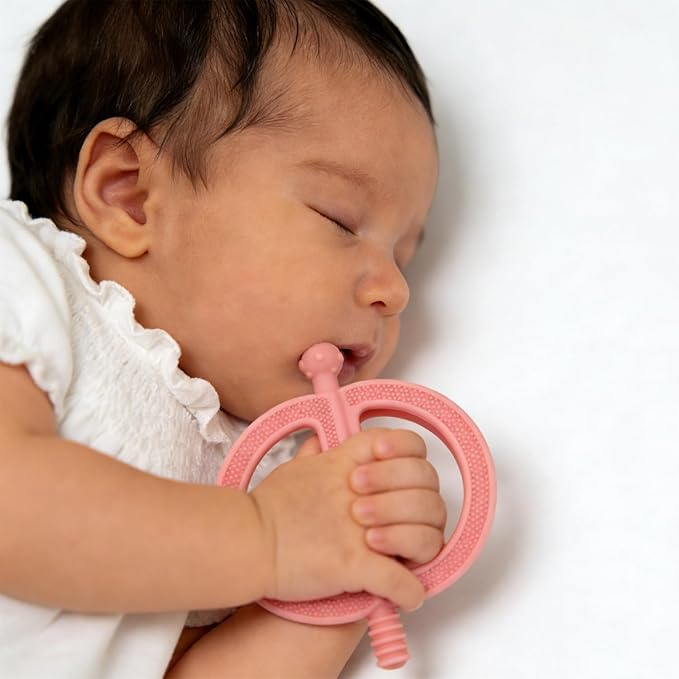 YAPROMO Silicone Teether Toys for 0-36 Months Babies, Teether Tubes for Teething Pain Relief - Anti-Choking Straw Tube Design, Sensory Teething Toys for Infants & Toddlers