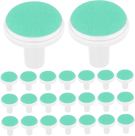 DOITOOL Baby Nail File Pads 24Pcs Baby Nail Trimmer Replacement Pads Electric Baby Nail Grinding Heads for Standard Electric Kid Nail Trimmer Suits to Newborn Infant Toddler, Over 12 Months