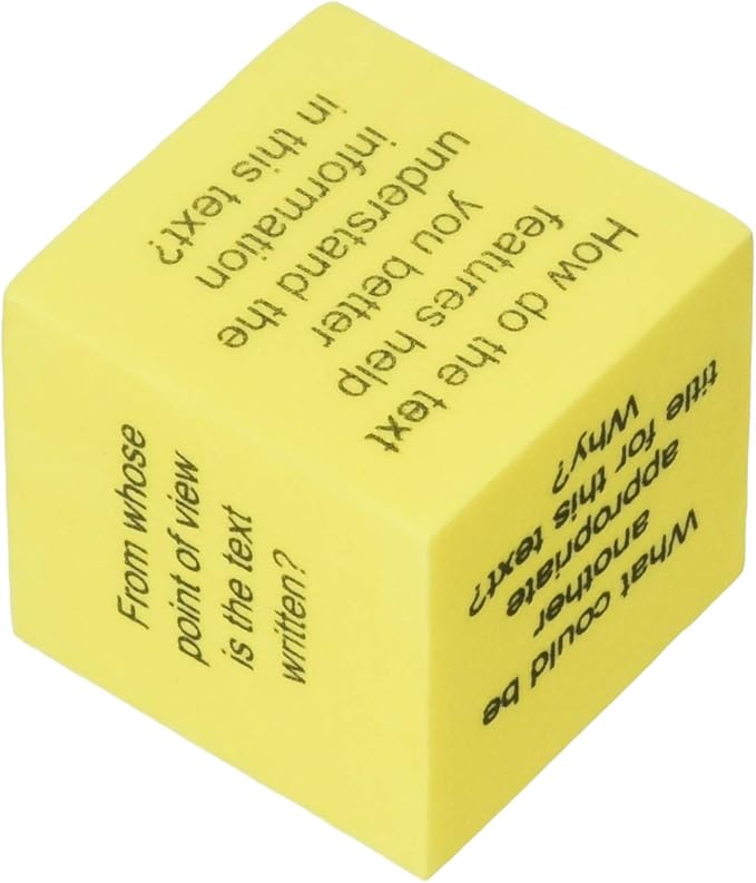 Teacher Created Resources Foam Nonfiction Comprehension Cubes (TCR20703)