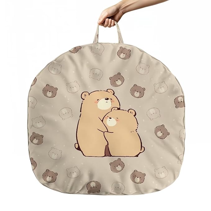Newborn Lounger Cover, Bear Comfortable Newborn Lounger Cover Newborn Lounger Pillow Cover Removable Baby Lounger Slipcover Soft Infant Lounger Cover for Baby Boys Girls