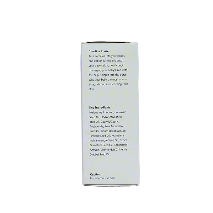 Organic Massage Oil for Newborn, Kids, Toddlers, Adults with Sensitive Skin - Coconut, Sunflower & Rosehip, Fragrance-Free, Hydrating, Non Greasy, Vitamin E Infused - Hypoallergenic & Cruelty-Free