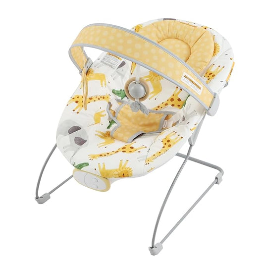 Baby Bouncer, Infants Bouncy Seat with Music and Vibrations,Baby Rocker for Newborns Indoor Outdoor Use 0-6 Months Up to 20 lbs