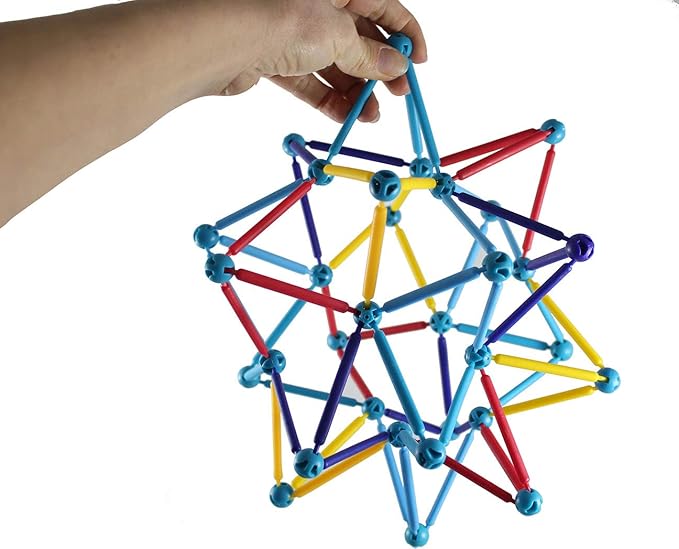 Curious Minds Busy Bags Large 9"-12" Collapsible Ball - Expanding and Contracting Ball - Grow and Shrink Fidget Ball - Anxiety Breathing Exercises (Random Colors) (1 Random Color Ball)